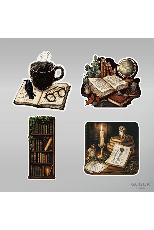Dark Academia Sticker Seti - 6