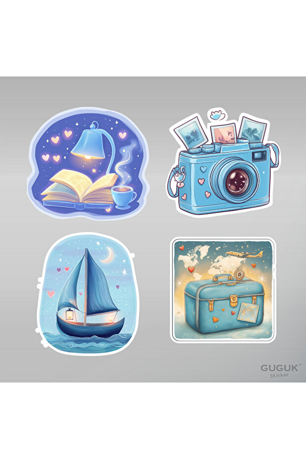 Mavi Sticker Seti - 4