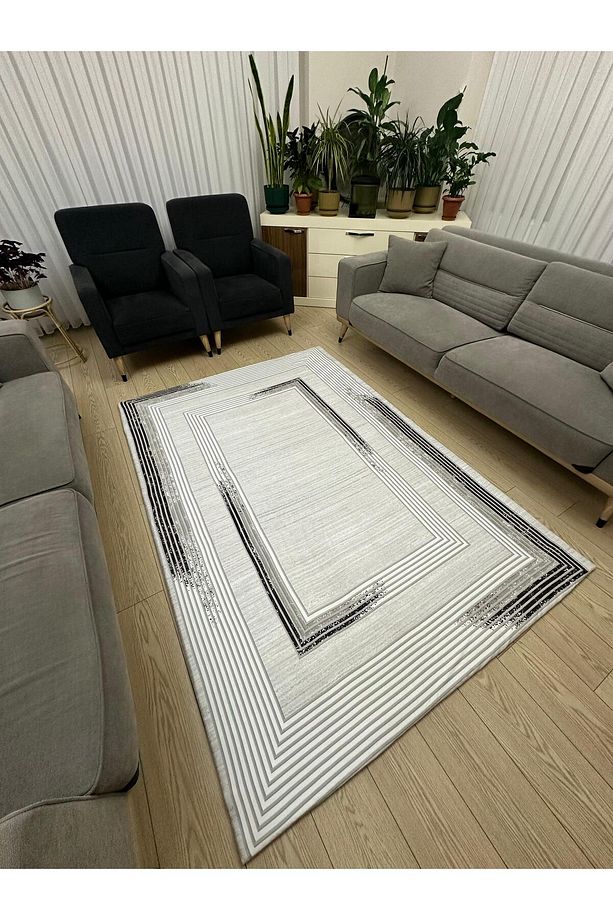 Lastikli Mikro Polar Halı Örtüsü - Kalın Kumaş - Ekstra Dayanıklı - Yıkanabilir - 2