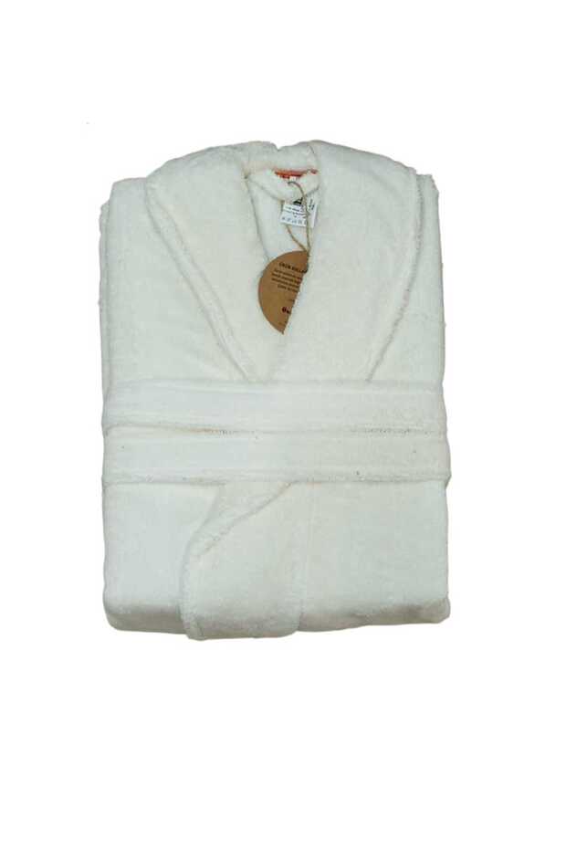 Özdilek 100% Cotton Shawl Collar Single Bathrobe (Size L)