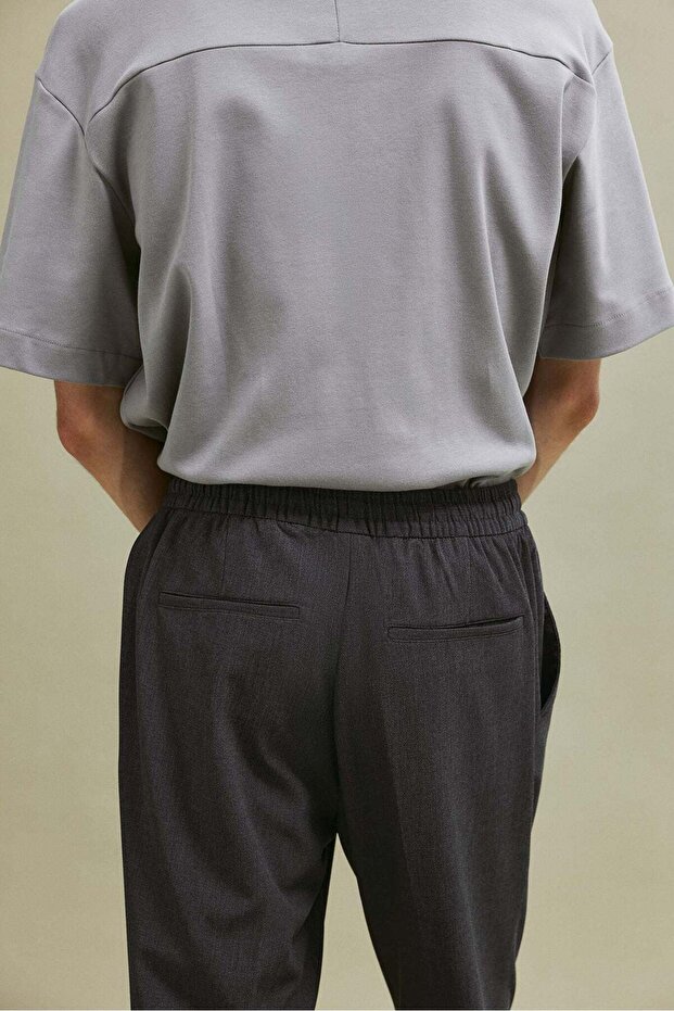 Slim Fit Crease-leg trousers