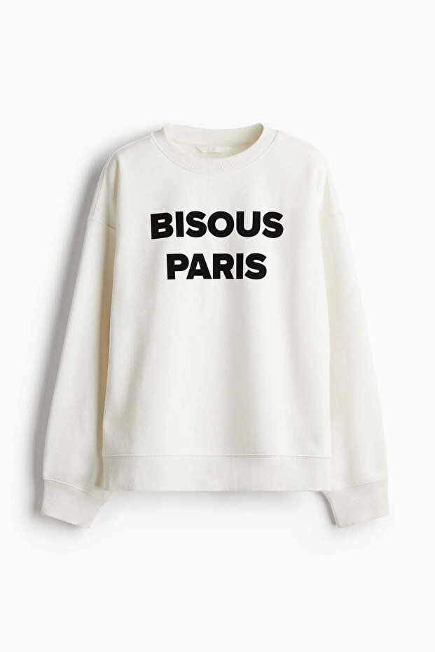 Text-motif sweatshirt