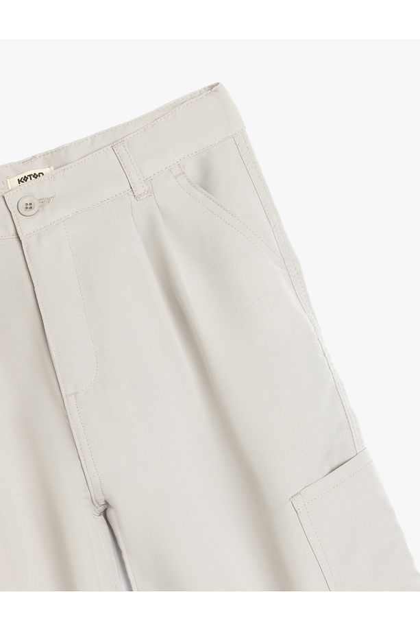 Cep Detaylı Modal Karışımlı Jogger Pantolon - 3