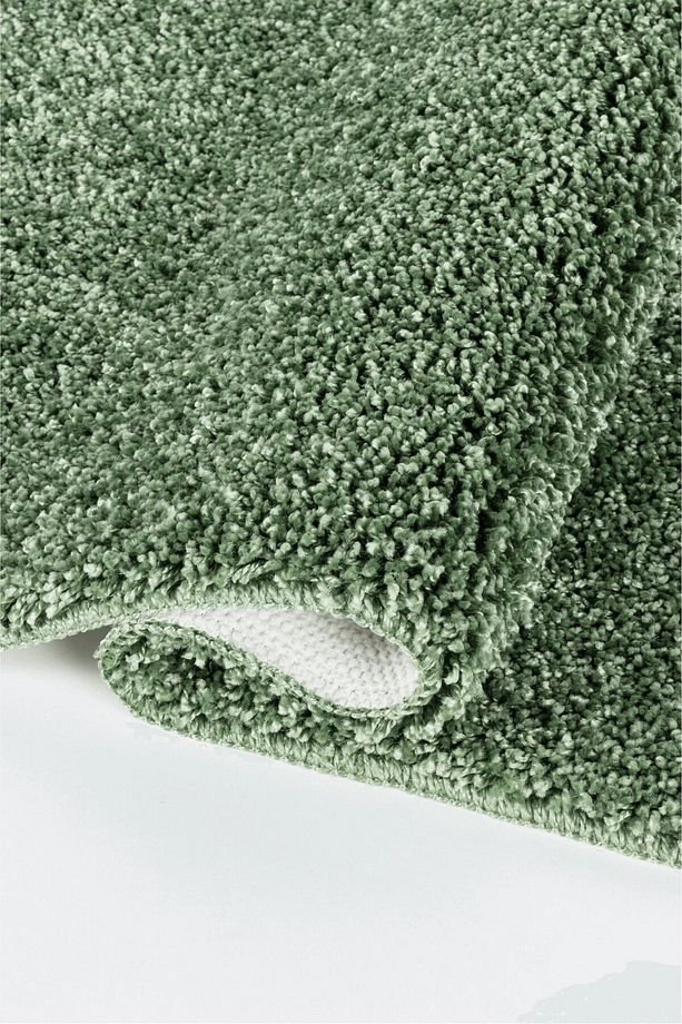 Çağla Soft Shaggy Yumuşak Kaymaz Tabanlı Daire Yıkanabilir Halı - 3