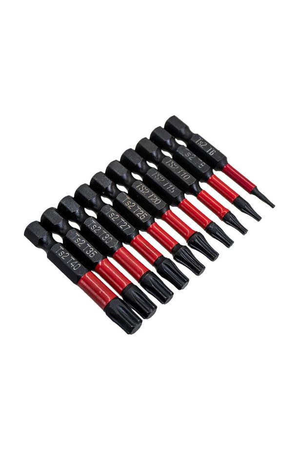 6279 Manyetik Torx Bits Uç Seti T6-T40 (10 Parça) - 4