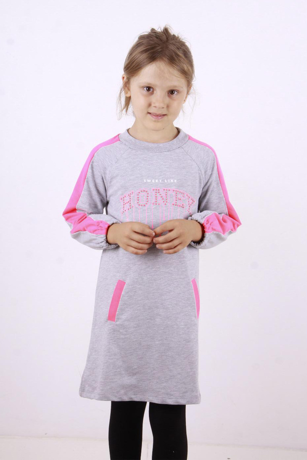 Girl's Honey Printed Dress