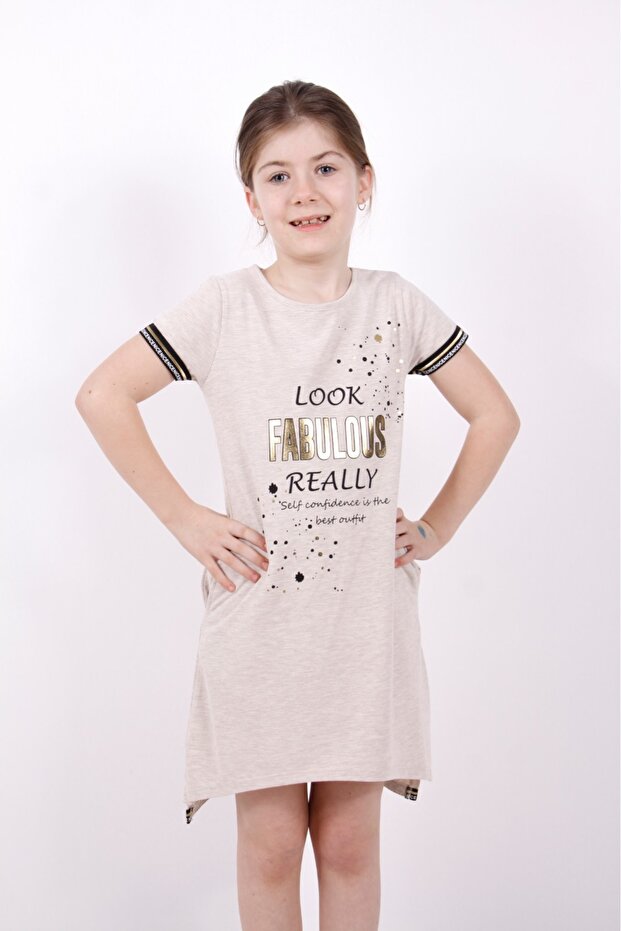 Girl's Fabulous Printed Dress