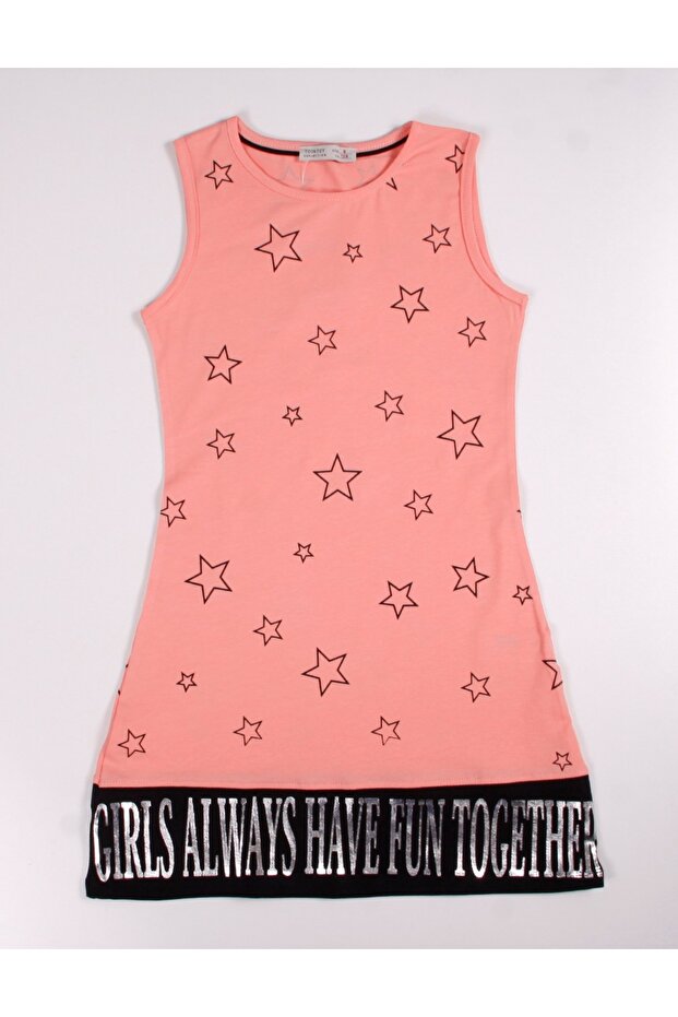 Girl's Star Printed Dress