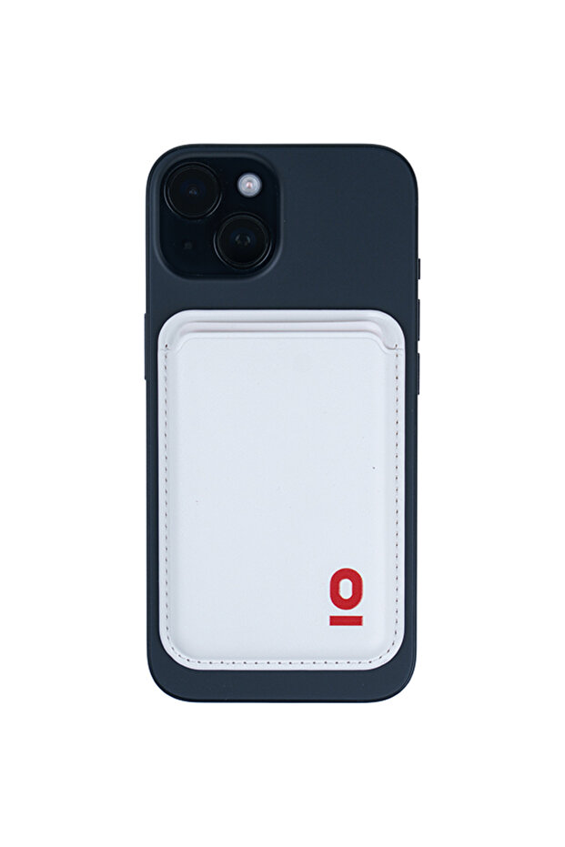 Magsafe Wallet White No:1 - Thin and Elegant Design, High Compatibility - 1