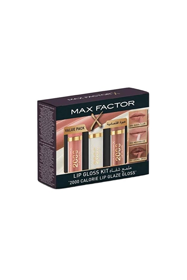 ماكس فاكتور مجموعة ملمع الشفاه 2000 كالوري 3 قطع - 4