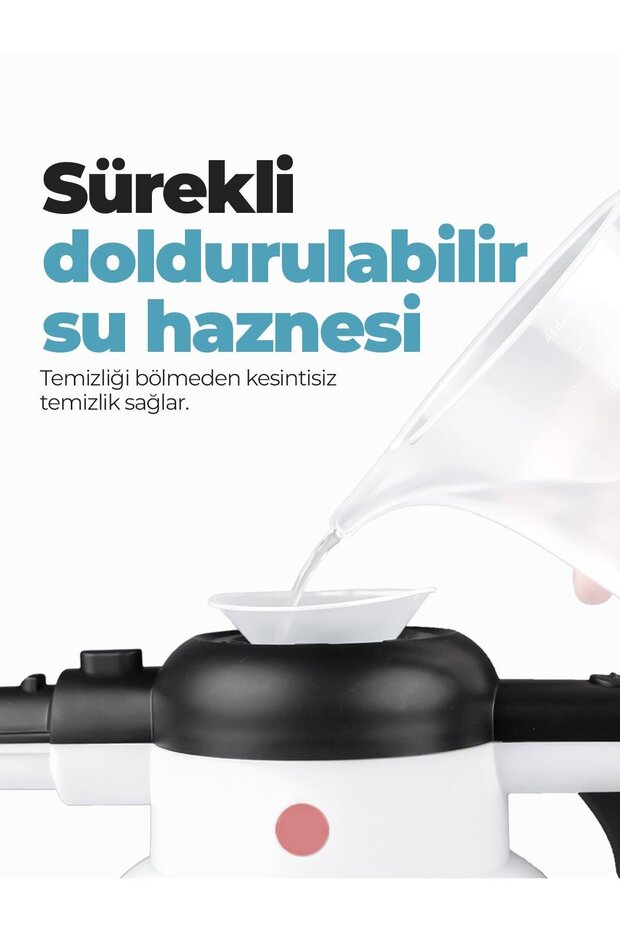 Cb-902 Buharlı Temizleyici 1500w 3 Bar Buharlı Temizlik Makinesi - 6