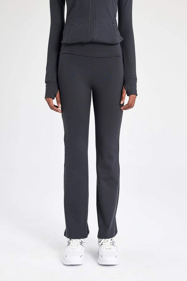 DFM - DeFactoFit Flare Fit İspanyol Paça Standart Boy Eşofman Altı - 5