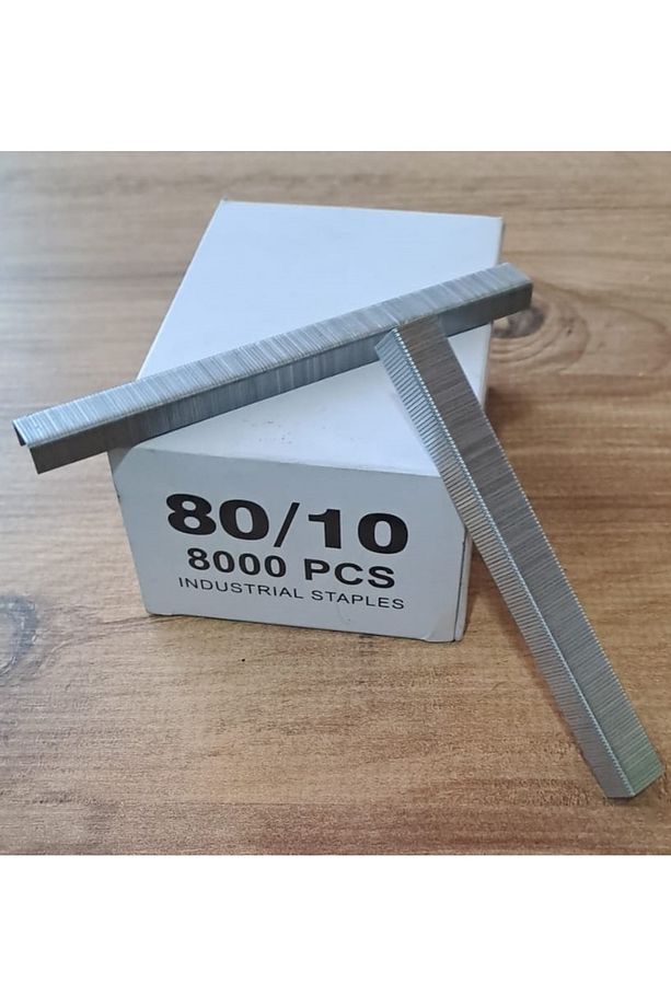 Zımba Teli Havalı Tabanca için 8000 Adet Zımba Makinesi için 8000 Adet Zımba teli 80/10 Krom - 3