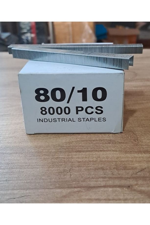 Zımba Teli Havalı Tabanca için 8000 Adet Zımba Makinesi için 8000 Adet Zımba teli 80/10 Krom - 5