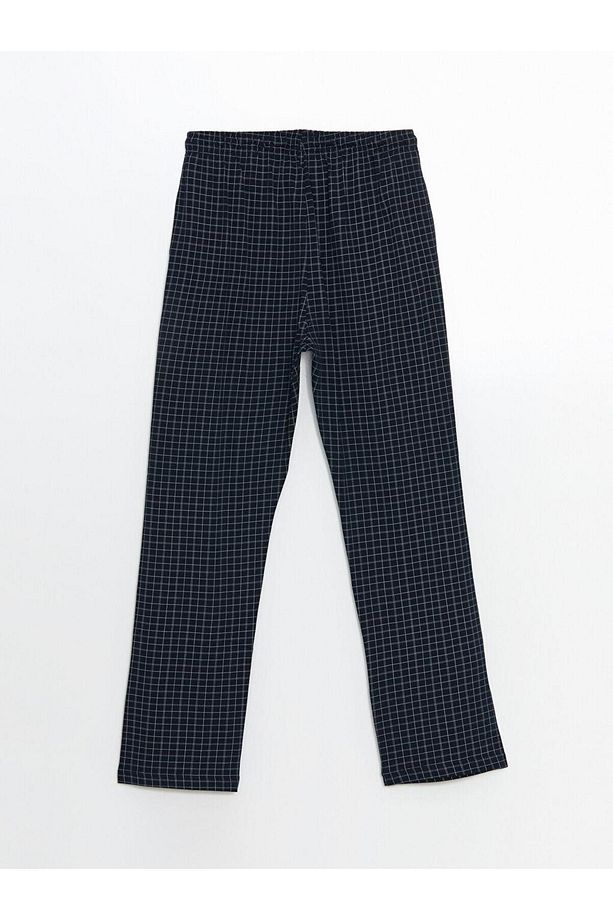 Standart Kalıp Ekose Erkek Pijama Alt - 2