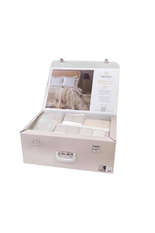 Çift Kişilik Tımeless Prıme Set Pıazza Beıge - Yatak Ortusu - 6