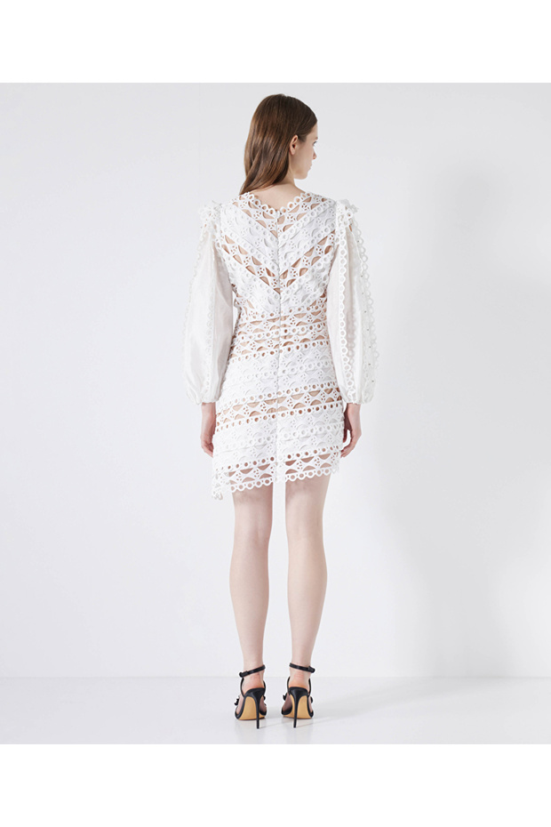 Brode mini elbise - 6