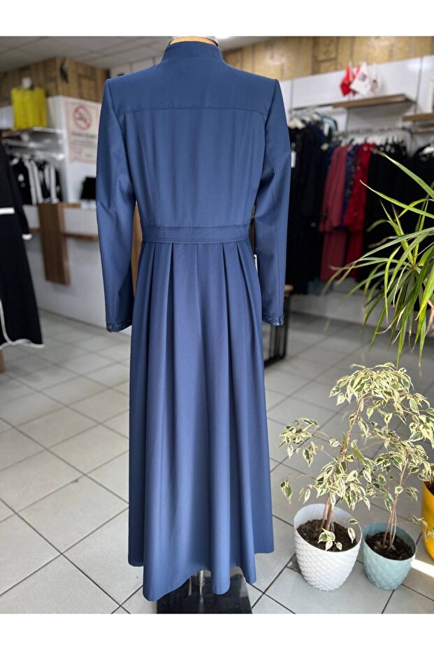 Pile Detaylı Pardesü - 3