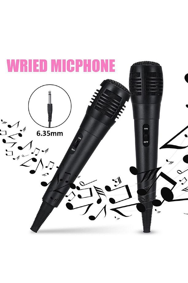 Karaoke için Uyumlu El Mikrofonu Kablolu 3mt Dinamik D05 - 4