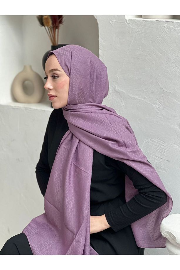 Soft Jakar Serisi İnci Ritim Desen Şal - 3