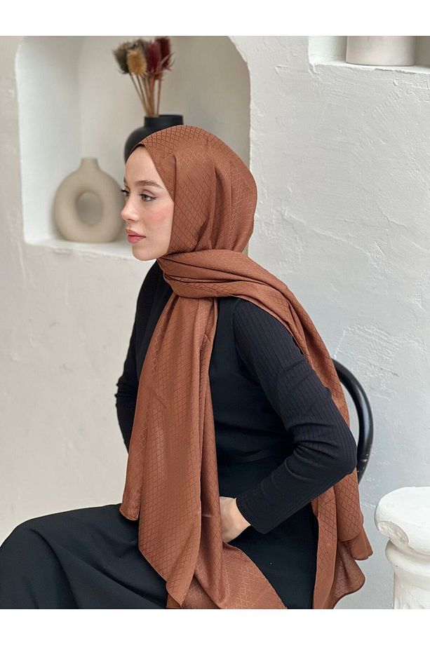 Soft Jakar Serisi İnci Ritim Desen Şal - 2