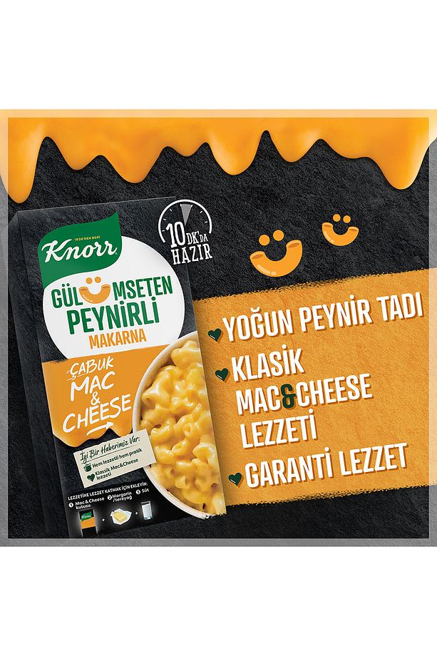 Çabuk Makarna Mac And Cheese Peynirli 212 gr 2 Adet - 4