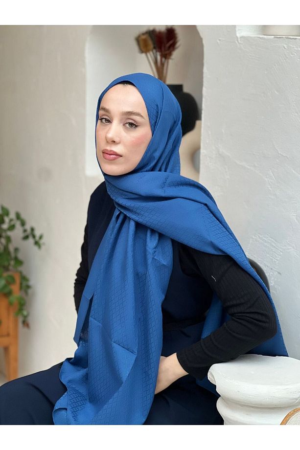 Soft Jakar Serisi İnci Ritim Desen Şal - 1