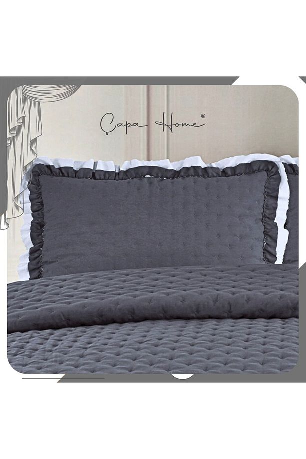 ÇAPA HOME RİVER MİCRO FIRFIRLI ÇİFT TARAFLI YATAK ÖRTÜSÜ TEK KİŞİLİK - 2