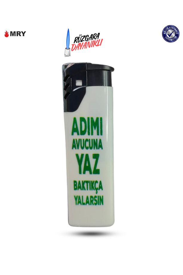 KOMİK YAZILI RÜZGARA DAYANIKLI ÇAKMAK 5 ADET - 2