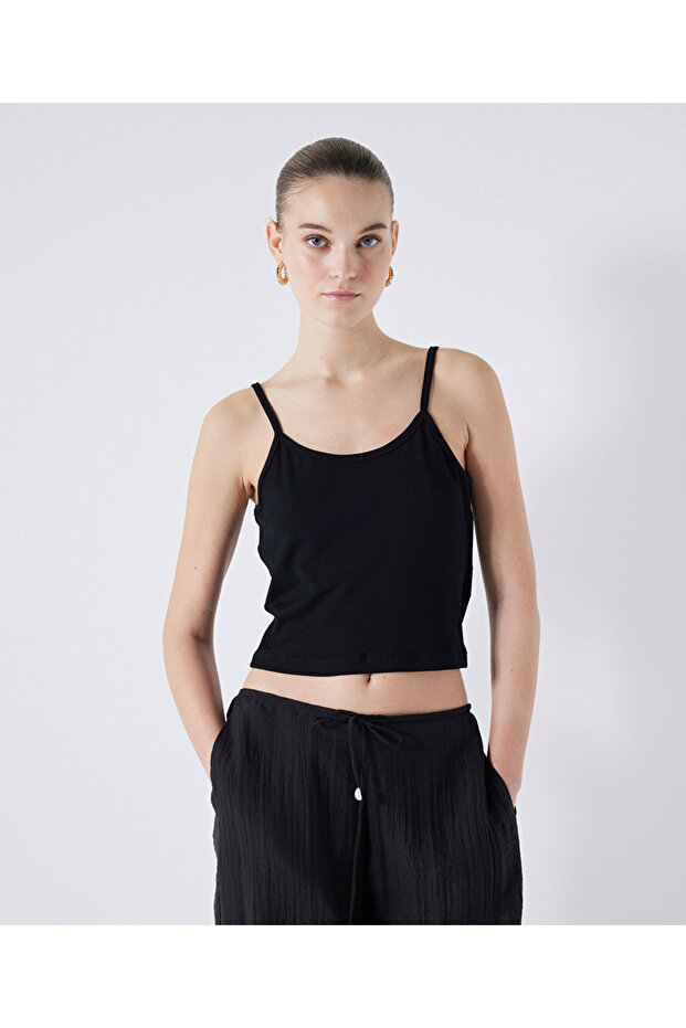 Spodnie sznurowane, proste - 2