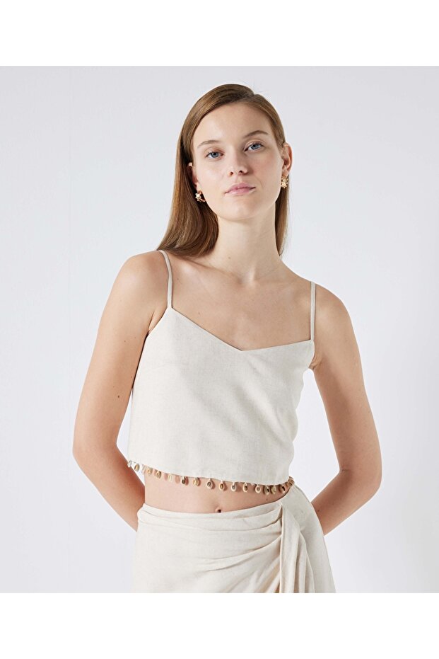 بلوزة بنمط صدف - 1