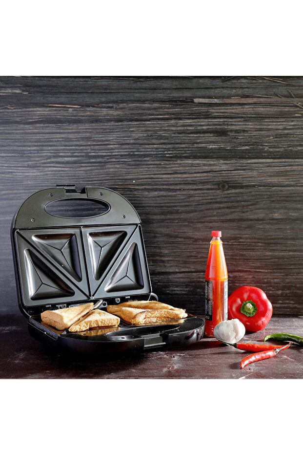 Non-stick Coating with Overheat Protection  Sandwich Toaster OMGM2321 , gril maker - 5