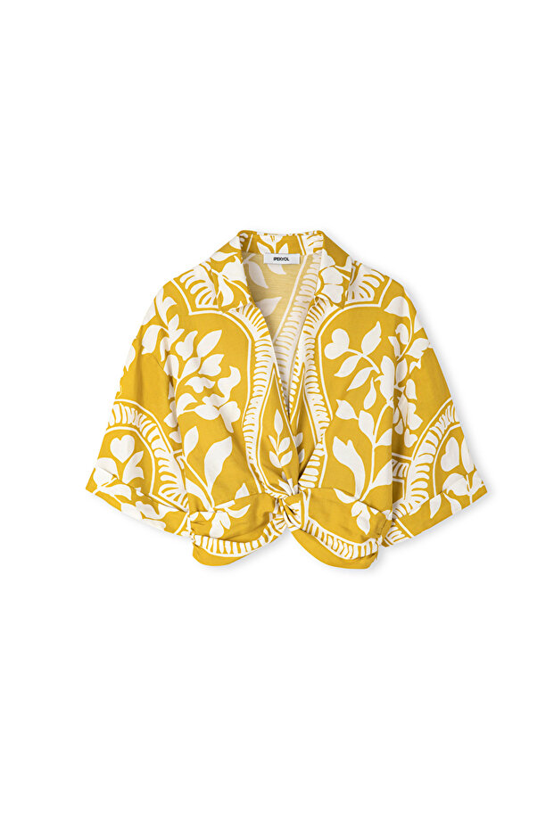 Twisted Patterned Blouse - 3