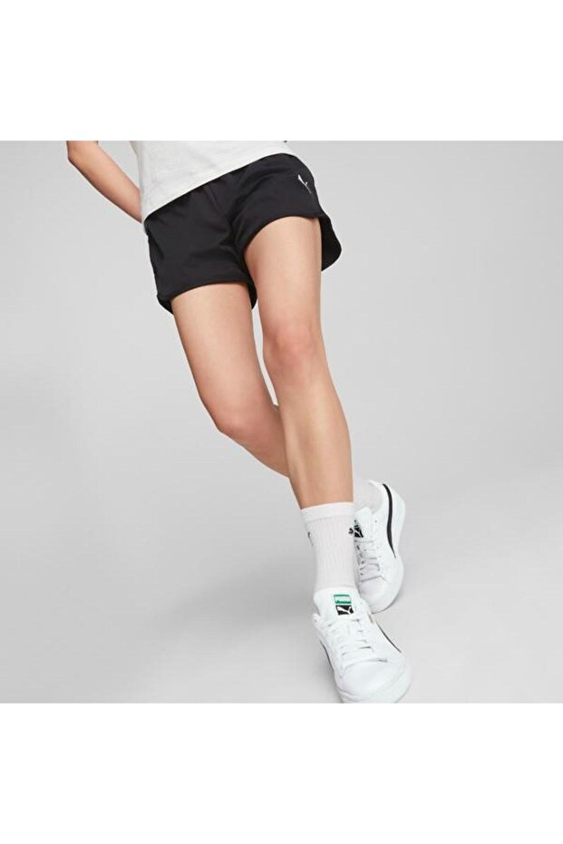 Active 4" Woven Shorts Siyah Kadın Şort - 6