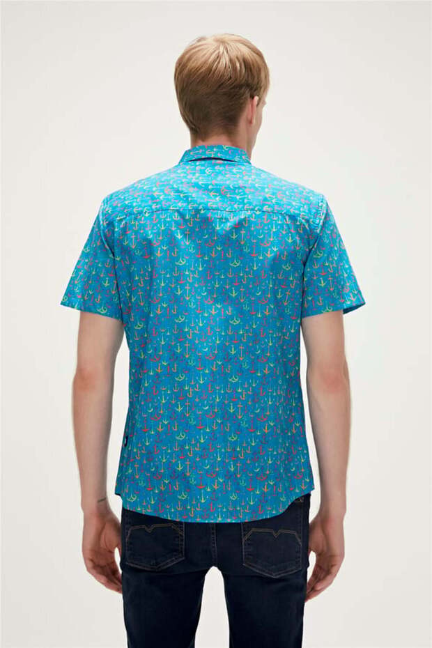 Anchor Gömlek - Mavi - 5