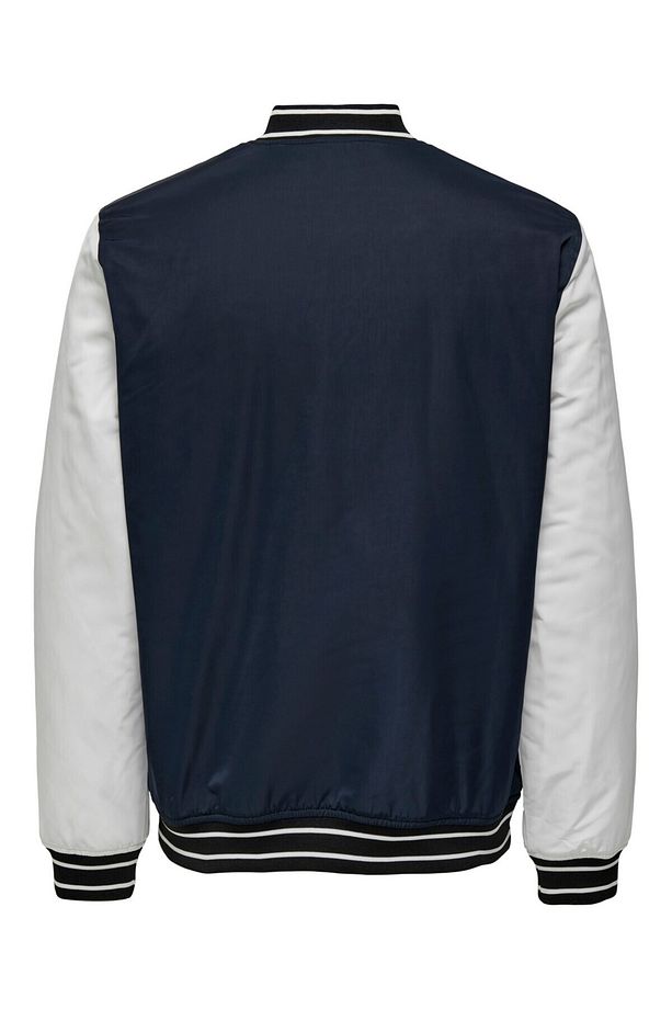 22027529 Only&sons Onslouı Varsıty 23 Jacket Otw Erkek Ceket Dark Navy/cloud Dancer - 2