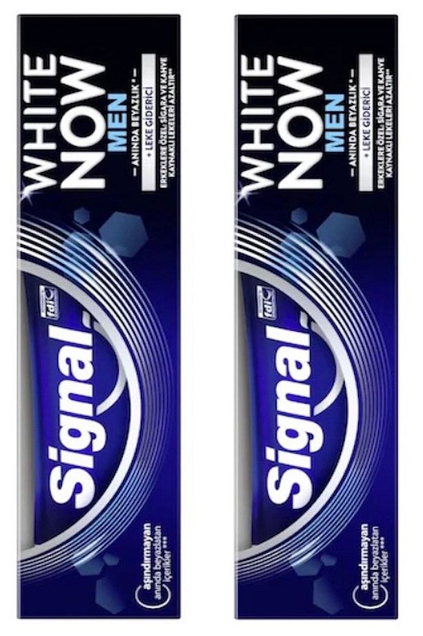 White Now Men Diş Macunu 75 ml X 2 Adet - 1