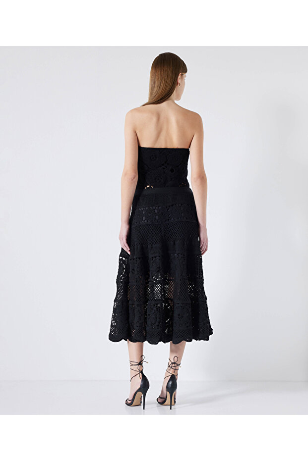 Kroşe straplez triko - 5