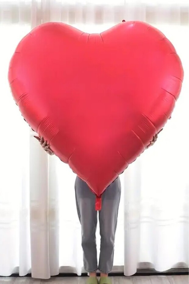 Dev Kalp Folyo Balon 145 Cm - 5