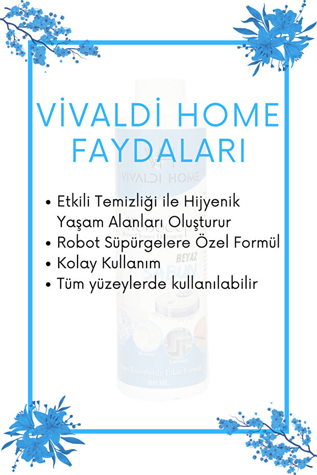 Bebek Pudrası Robot Süpürge Deterjanı Robocop Yüzey Temizleyici 200 ml - 3