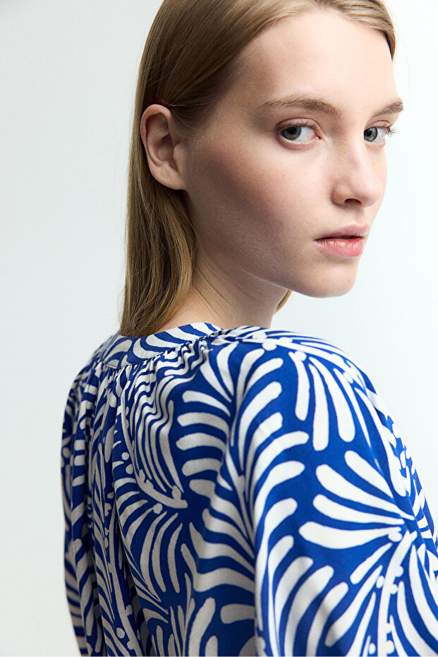 Balon Kollu Bluz - 6