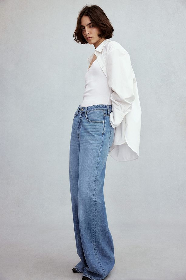 Feather Soft Super Wide Ultra High Jeans - 5