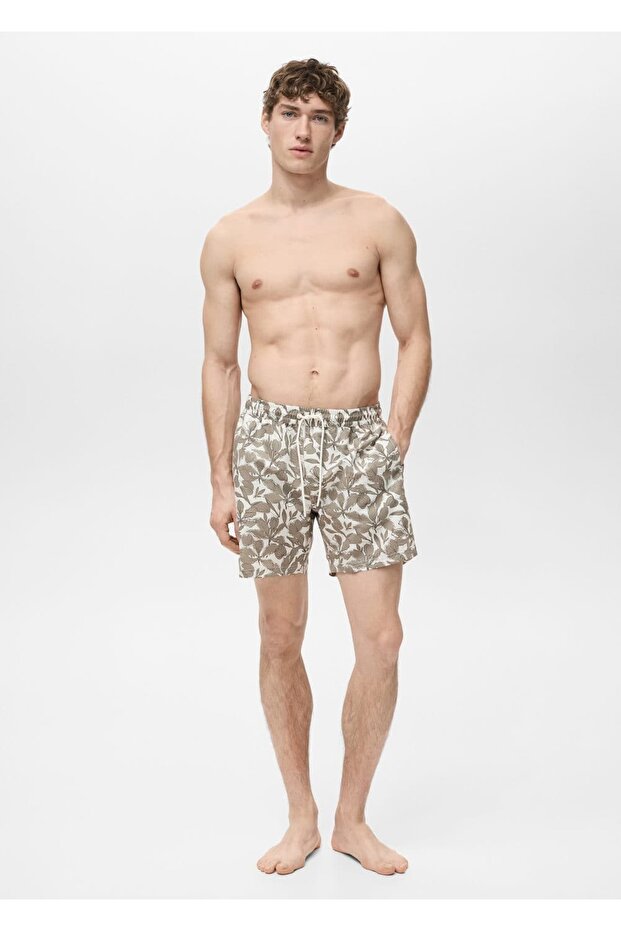 Çiçek desenli mayo - 2