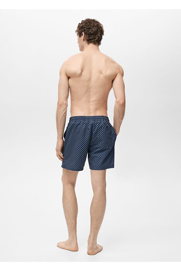 Geometrik desenli mayo - 4