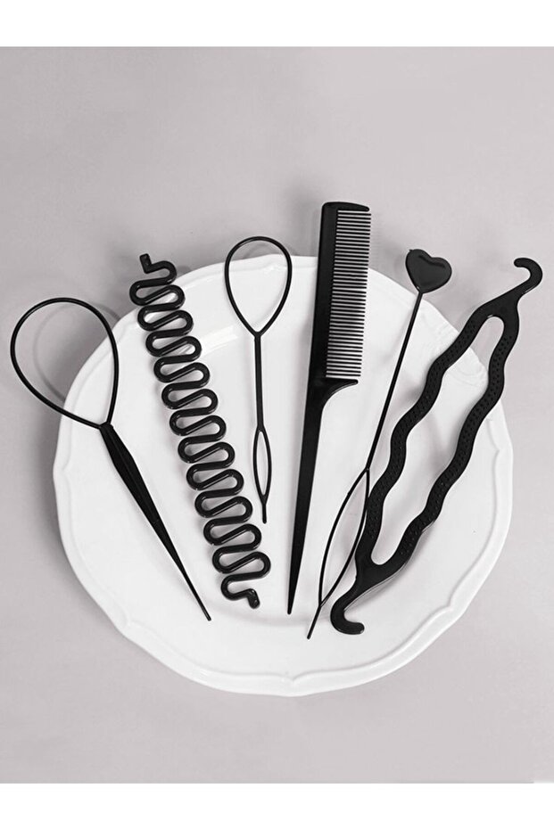 Comb Set for Making Hair Bun and Hair Knitting