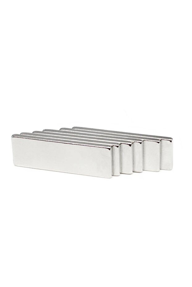20 Adet Neodyum Mıknatıs Magnet 30x10x2 Mm Dikdörtgen Güçlü Mıknatıs - 3