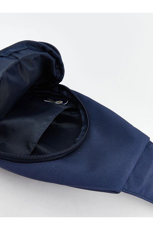 LCW ACCESSORIES Fermuarlı FB Taraftar Baskılı Siyah Erkek Göğüs Çantası - 3