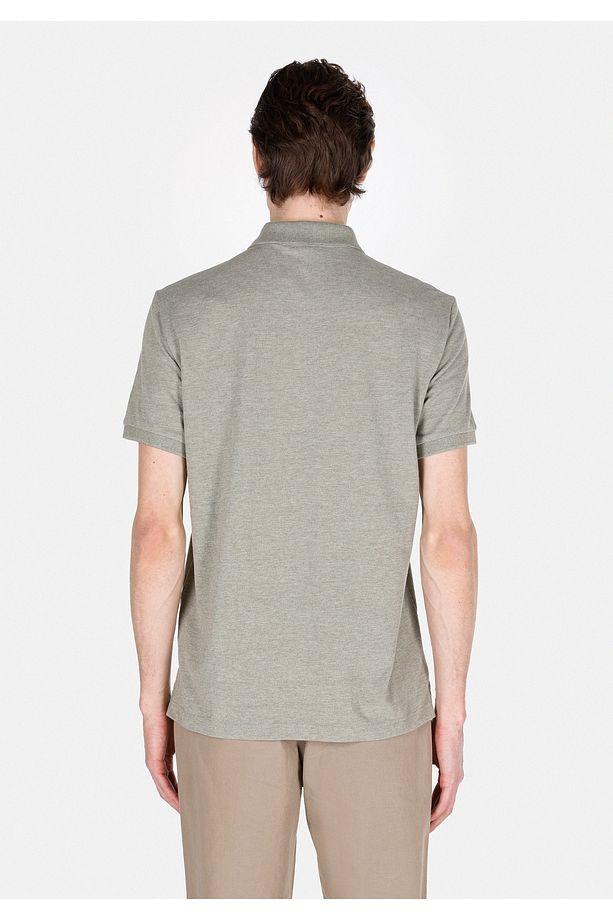 Regular Fit Polo Yaka Düz Erkek Kısa Kol Tişört - 2