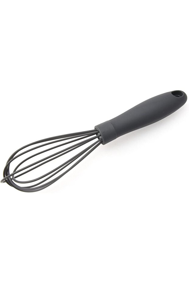 8.25-Inch ILB Silicone Whisk for Cooking and Baking, Egg Whisk with Ergonomic Handle