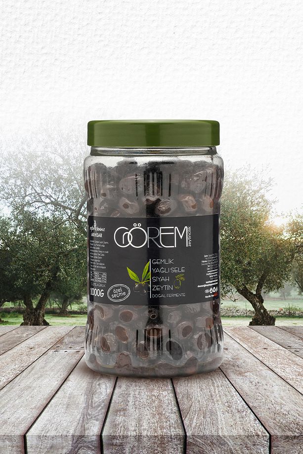 Kıvırcık Özel Seçme Trilye Siyah Zeytin 1 Kg - 1